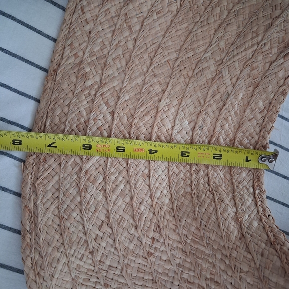 Hat Attack Roll Up Travel Visor Natural 100% Raffia Straw - Picture 3 of 4